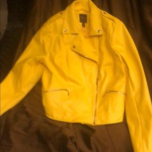 Thalia-Sodi faux leather jacket